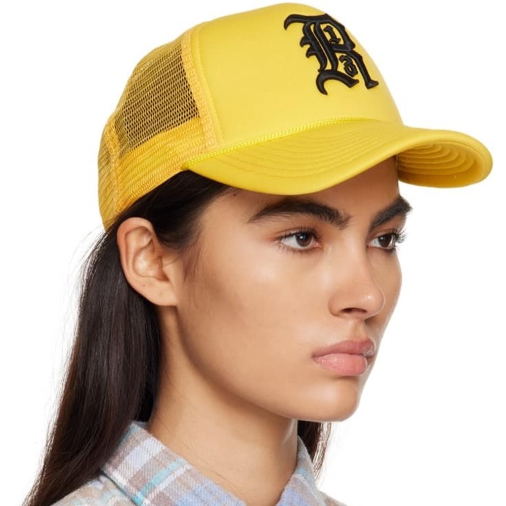 NWT R13 Yellow Trucker Hat - Picture 2 of 4
